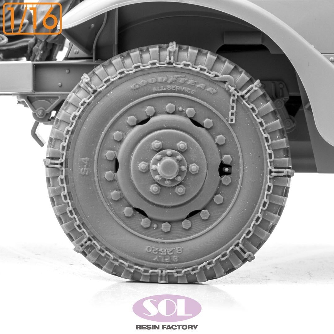 MM969 Weighted Wheels with Chain for M3A1 / ANDY’S HOBBY