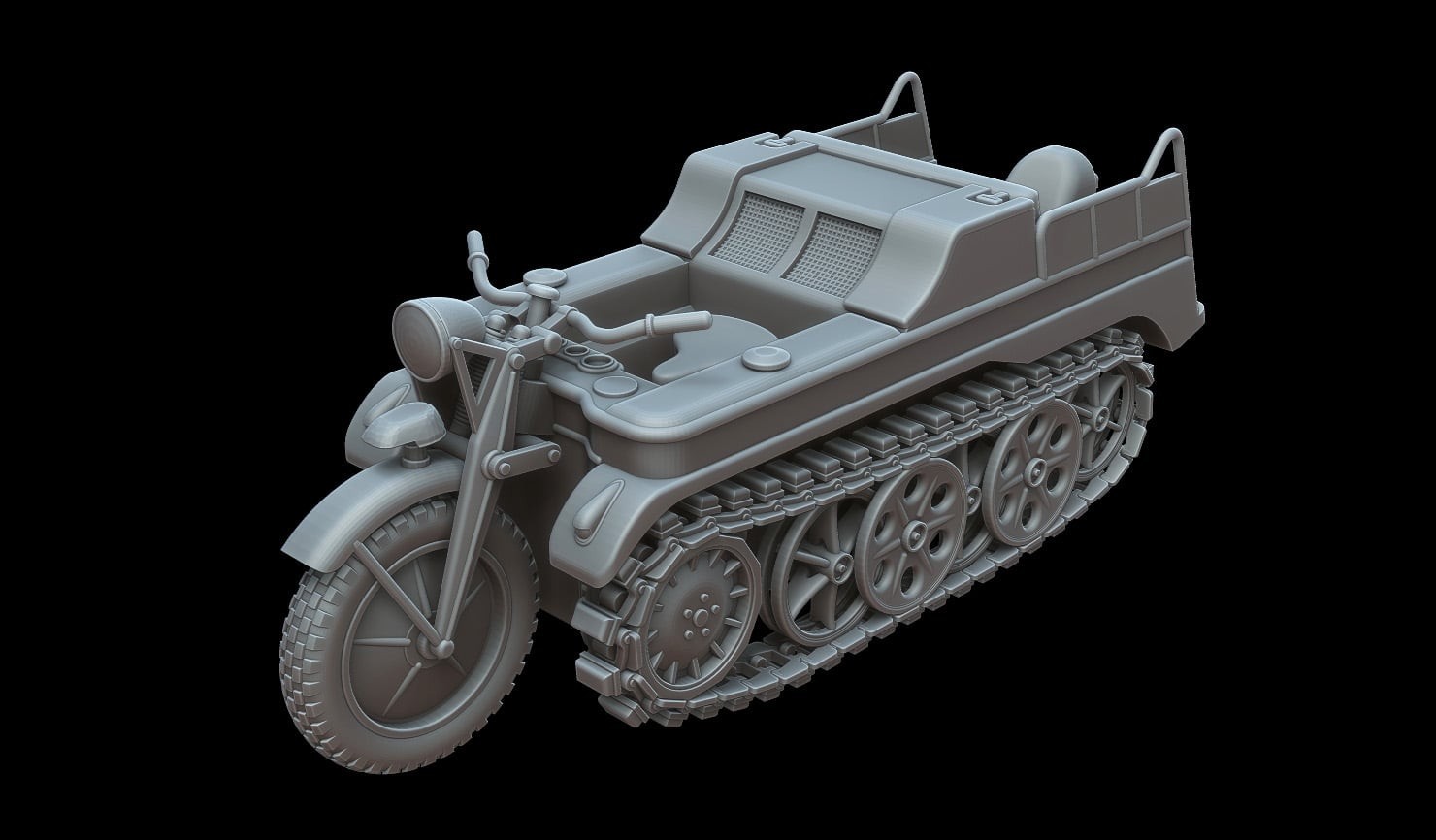 M72010 Kleines Kettenkraftrad Sd. Kfz. 2 (1/72)