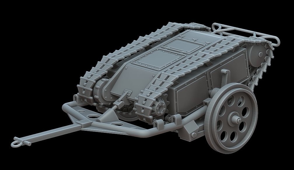 M72014 Goliath Demolition Vehicle & Cart (1/72)