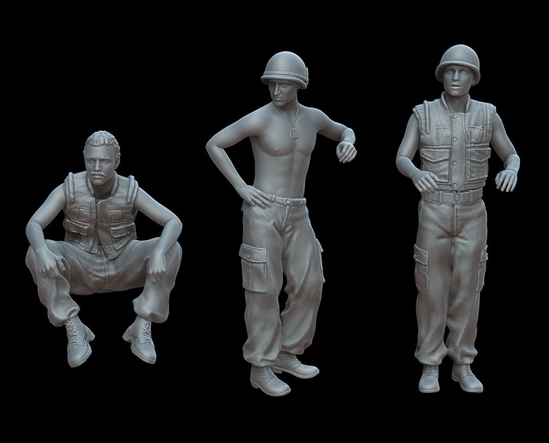 F72150 The Vietnam War U.S. tankers (1/72)