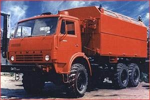 An orginal KamAZ AR-2 Hose Fire Truck