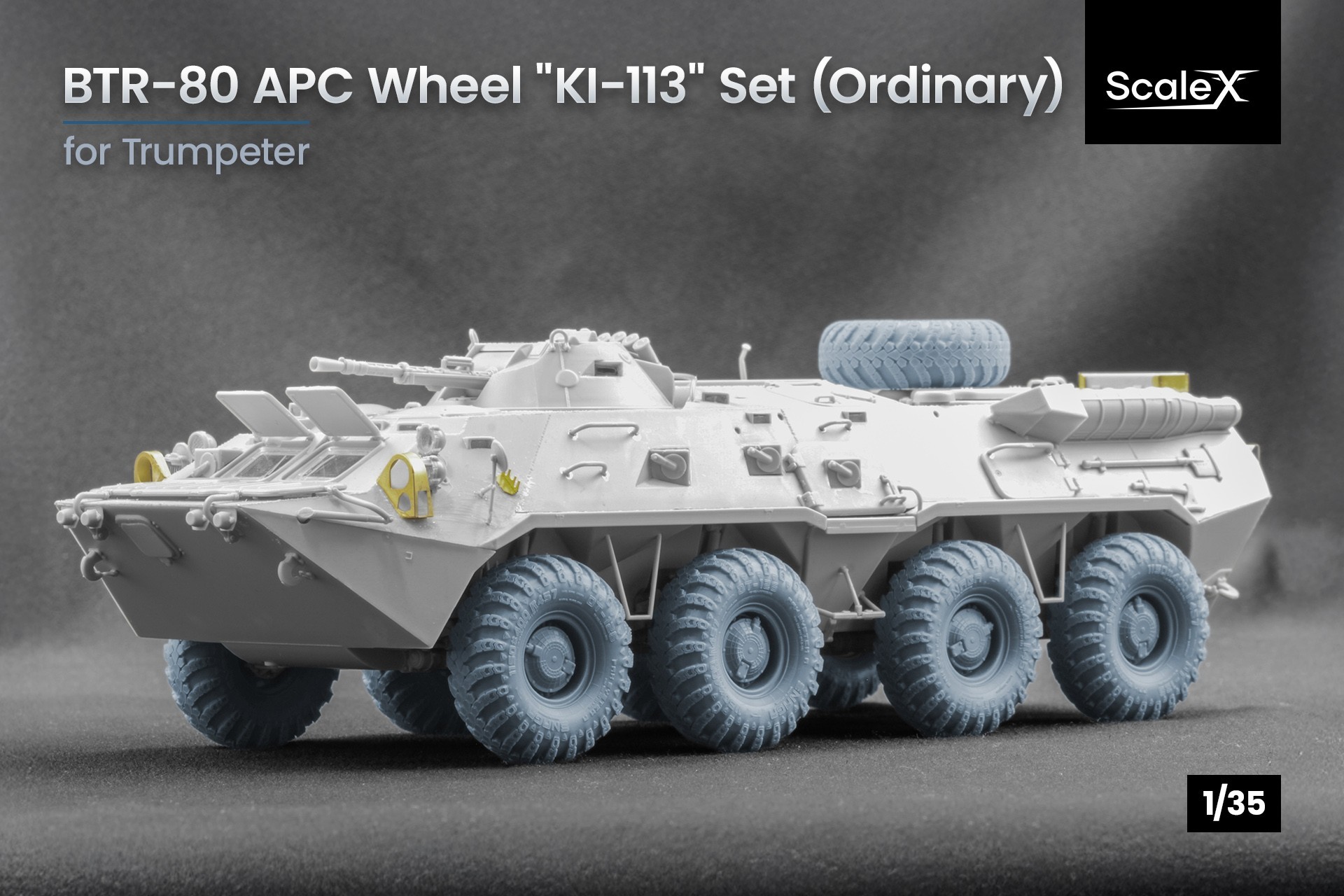 WM 35039 BTR-80 APC Ordinary Wheel Set DT-126 Snaga