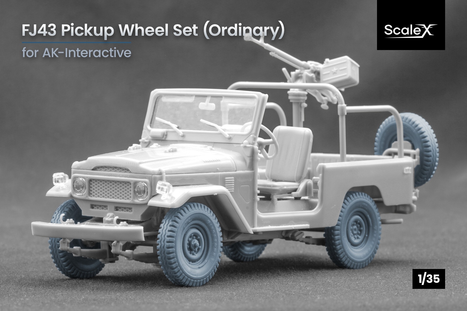 WM 35033 FJ43 Ordinary Wheel Set