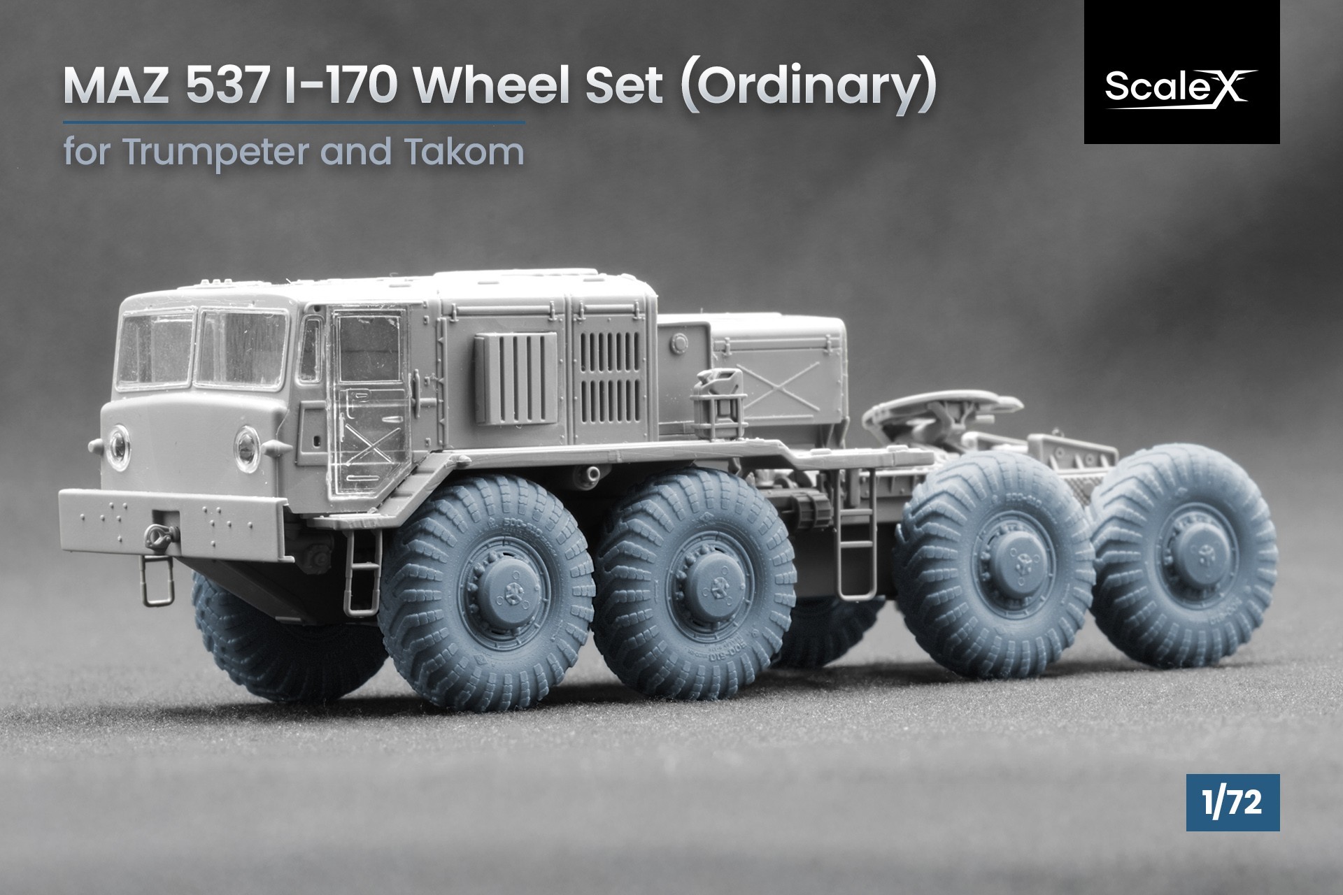 WM 72005 MAZ 537 I-170 Ordinary Wheel Set for Trumpeter and Takom