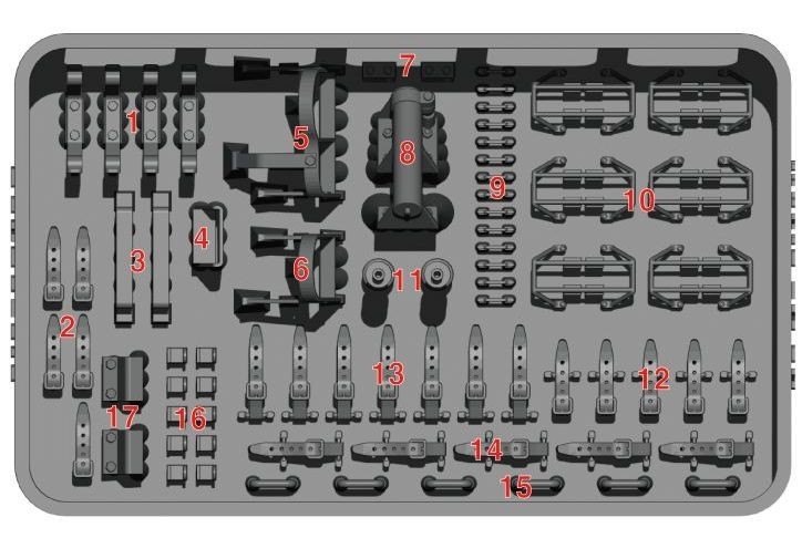 BSKD35016 M5 Stuart Detail Set