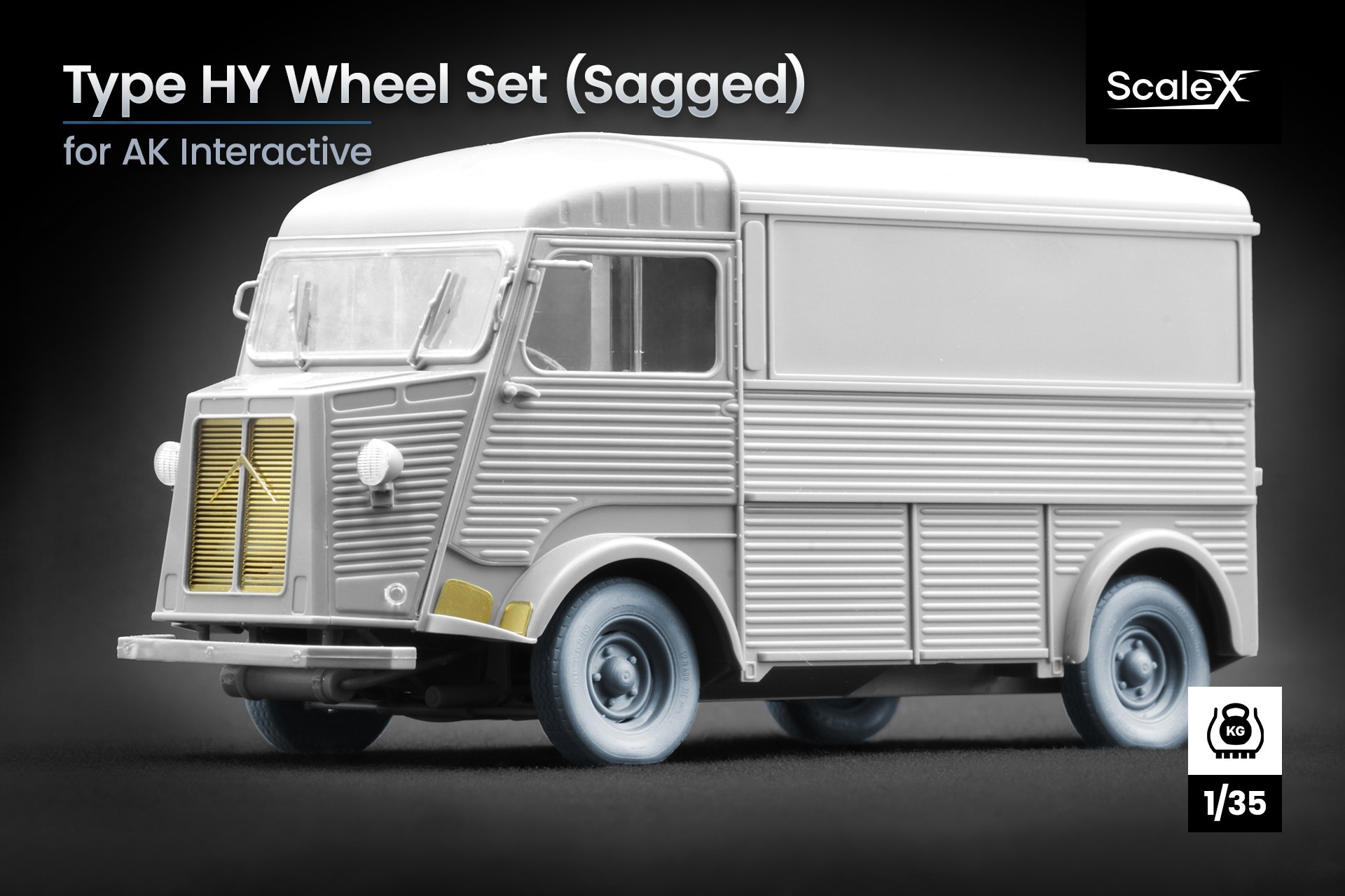 WM 35032S Type HY Sagged Wheel Set, AK Interactive