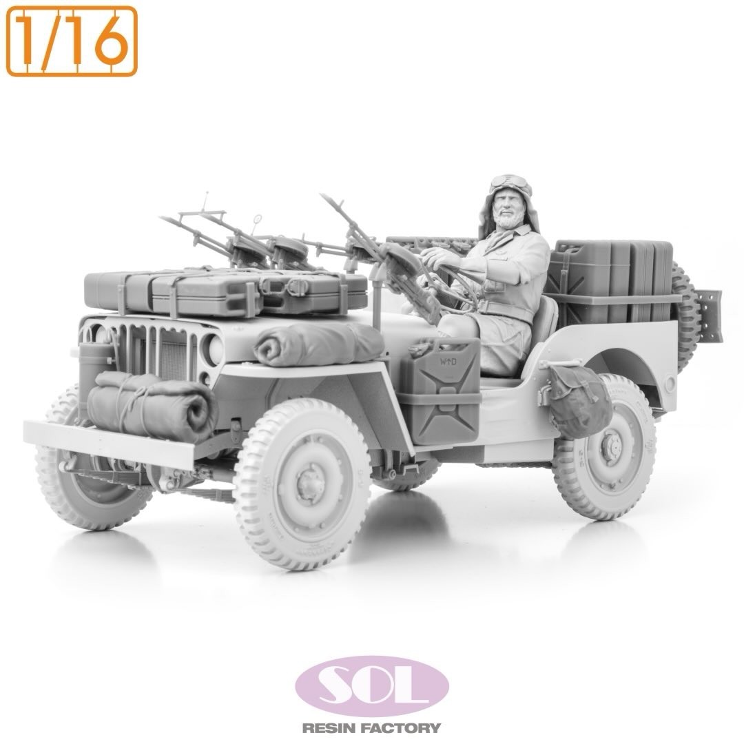 MM1009 British SAS 1/4ton 4x4 Patrol car Conversion Kit Ver.2 (for TAKOM)
