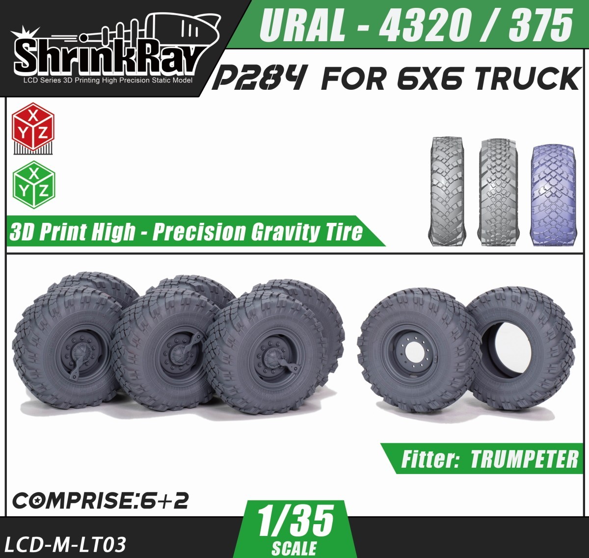 M-LT03 Wheel set P284
