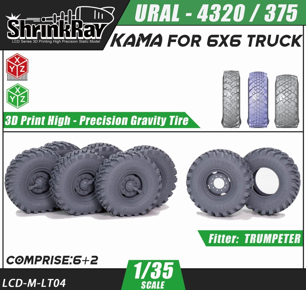 M-LT04 Wheel set KAMA1260