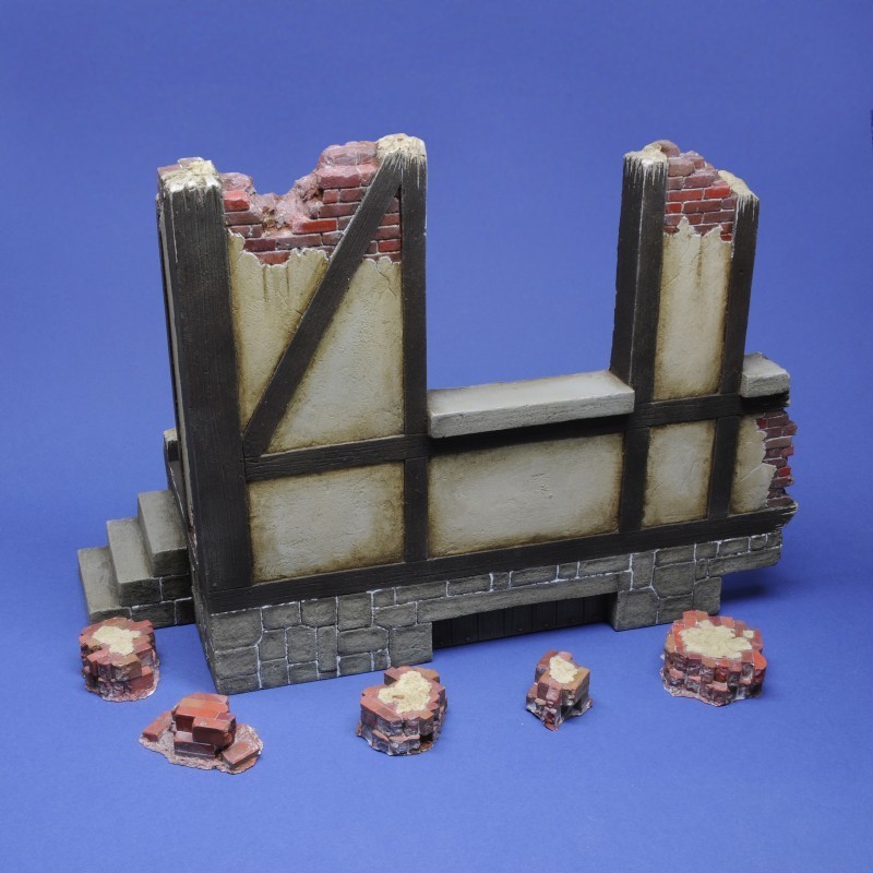 1099 German house ruin No.1 (1/16 scale)