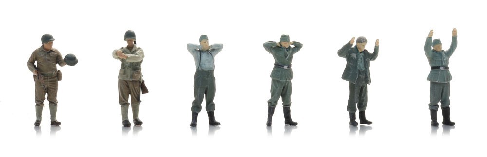 Wehrmacht POWs + US Army guards