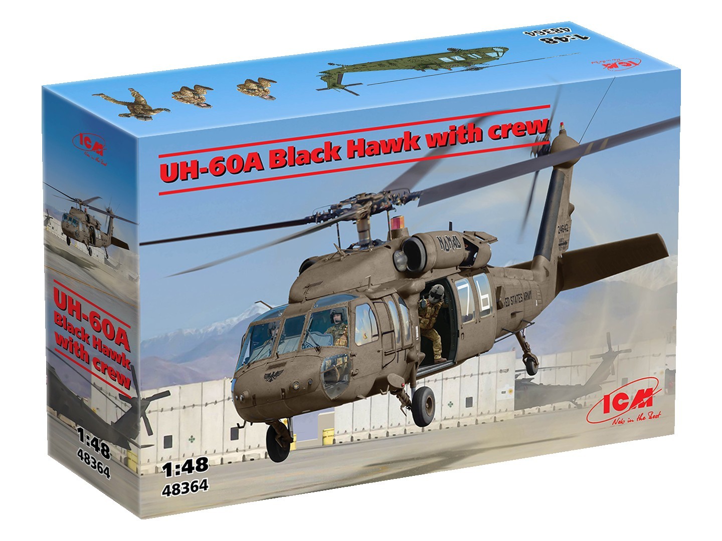 ✔ UH-60A Black Hawk with crew
