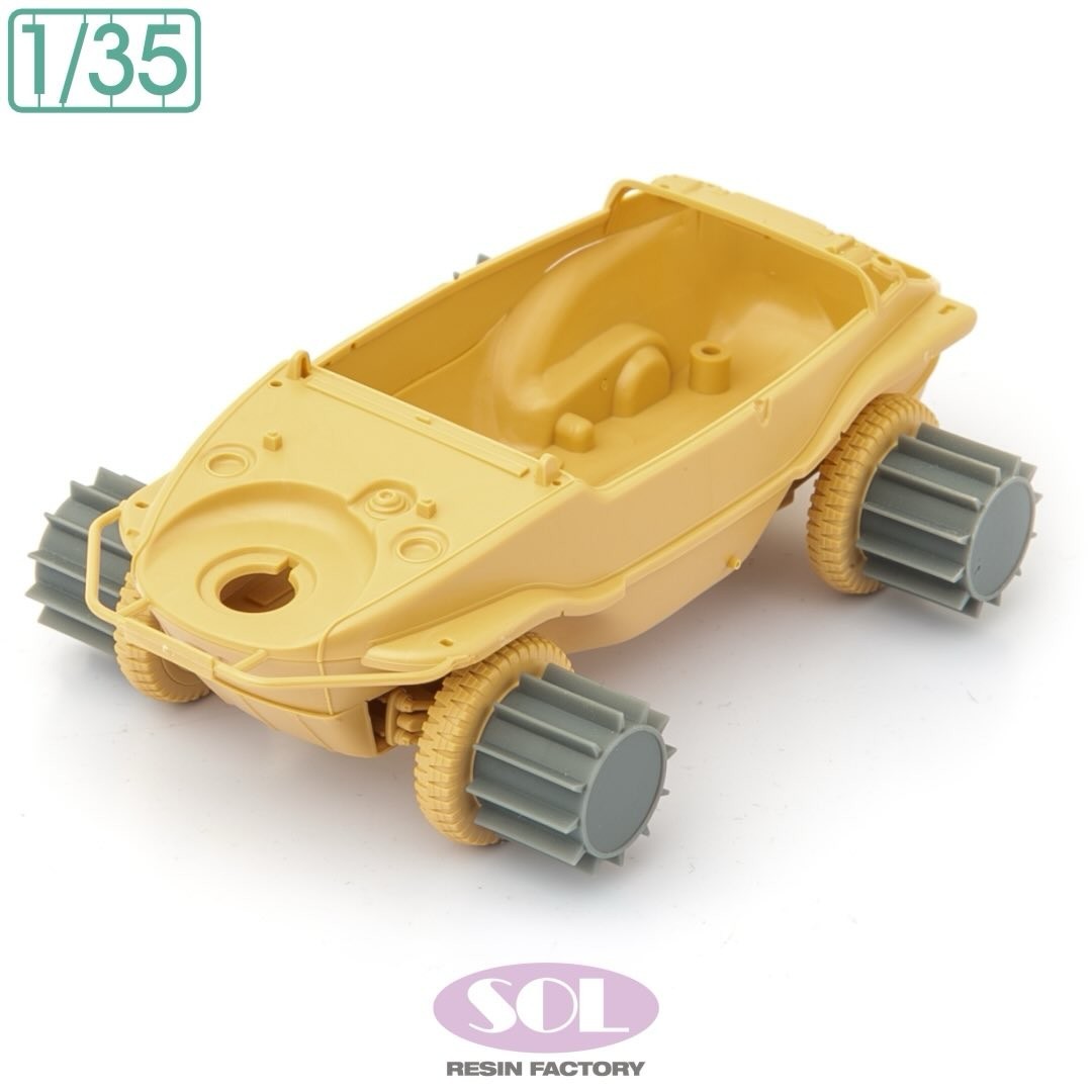 MM1019 Snow rollers for Schwimmwagen type 166 (for TAMIYA)
