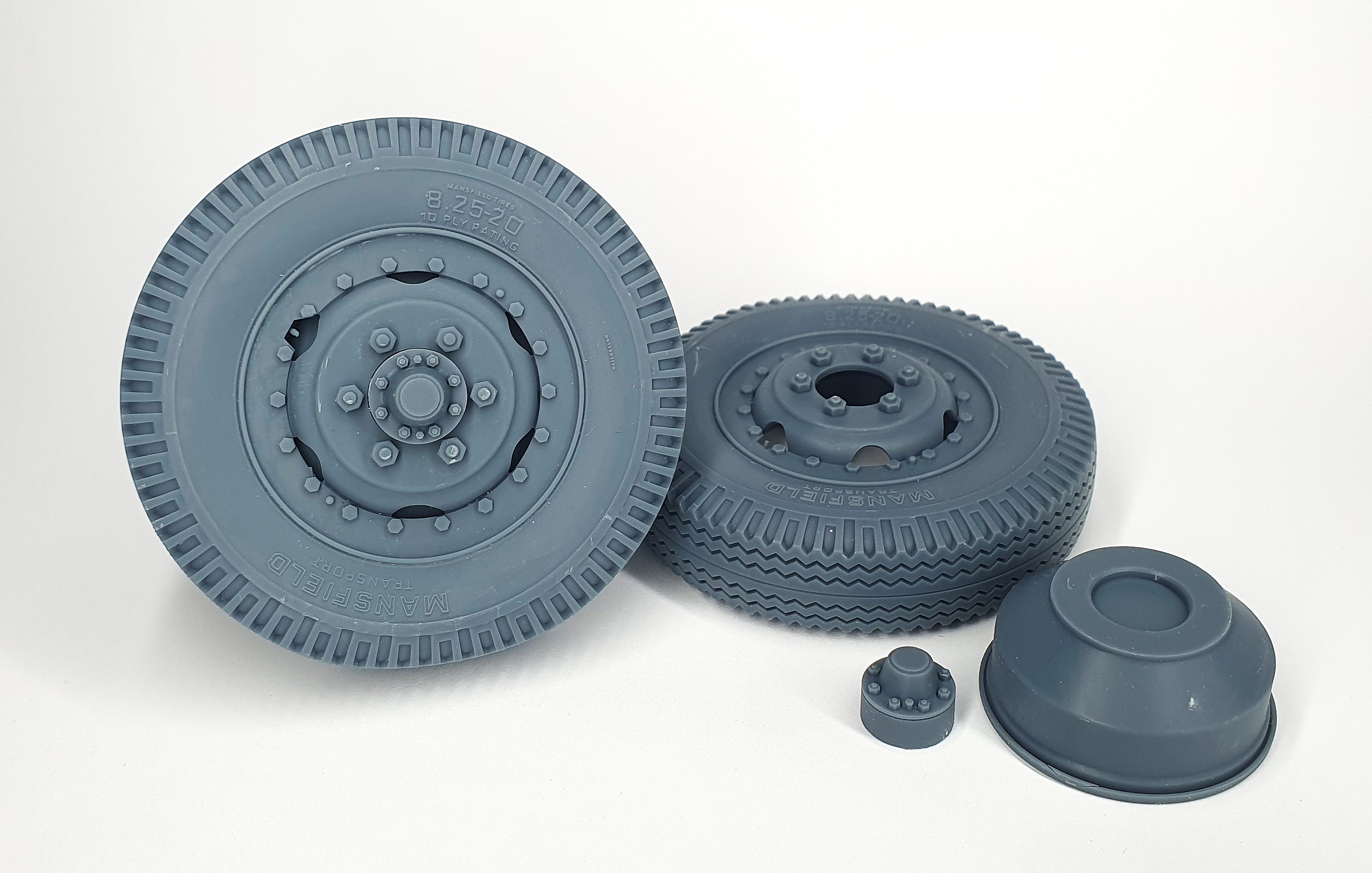16s-071 	  M3 Halftrack front wheels (weighted) type 3