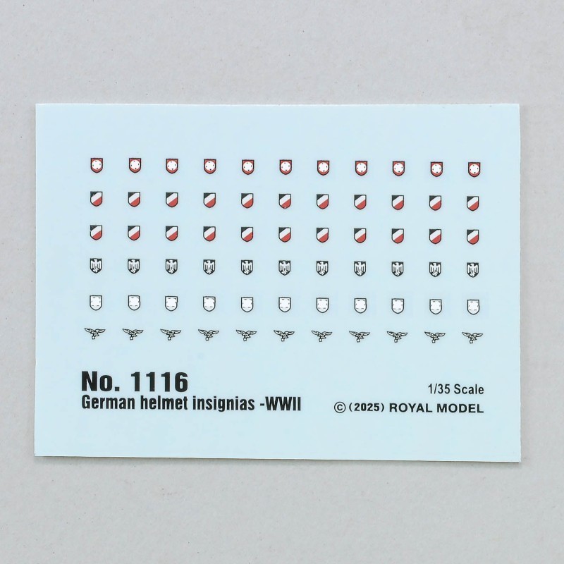 1116 German Helmet Insignia (WWII) 1/35 scale