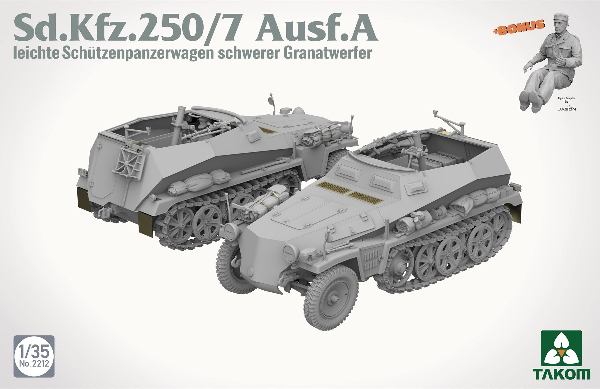 Sd.Kfz. 250/7 Ausf.A leichte Schutzpanzerwagen schwerer Granatenwerfer