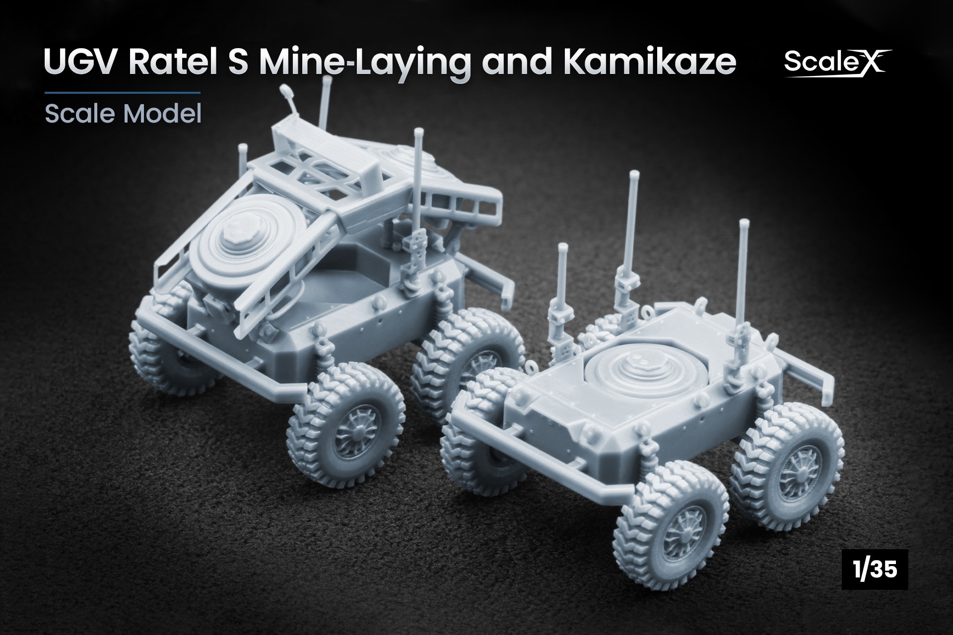 VG-35009 UGV “Ratel S” — mine-laying and kamikaze drone, 1/35