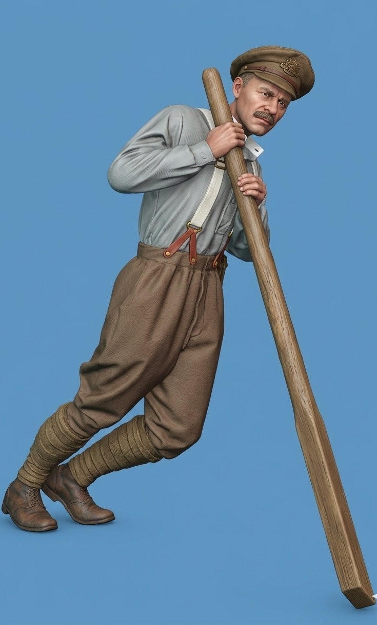 35.7029 Artilleryman No. 5 (with spike)