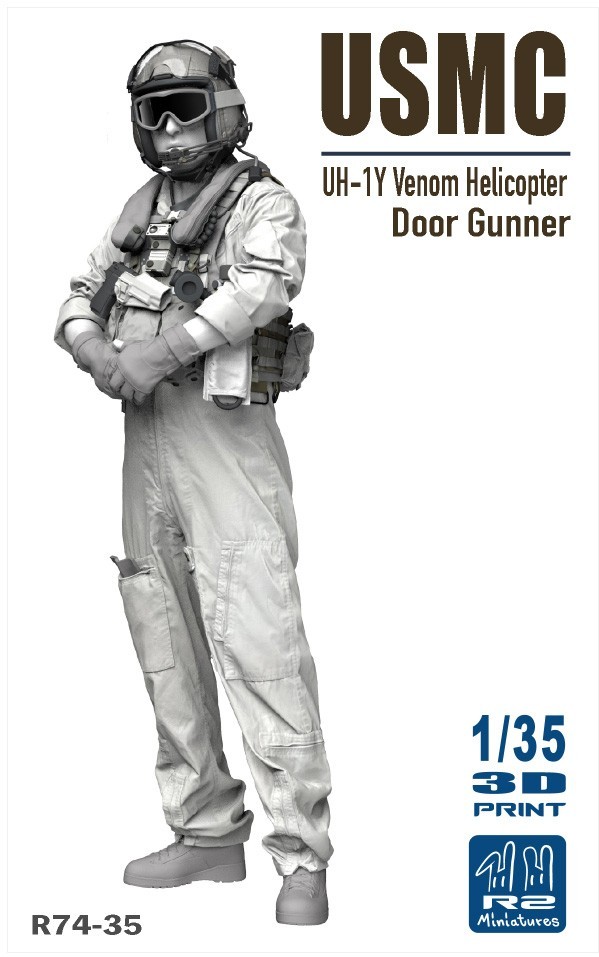 R74-35 USMC UH-1Y Venom Door Gunner