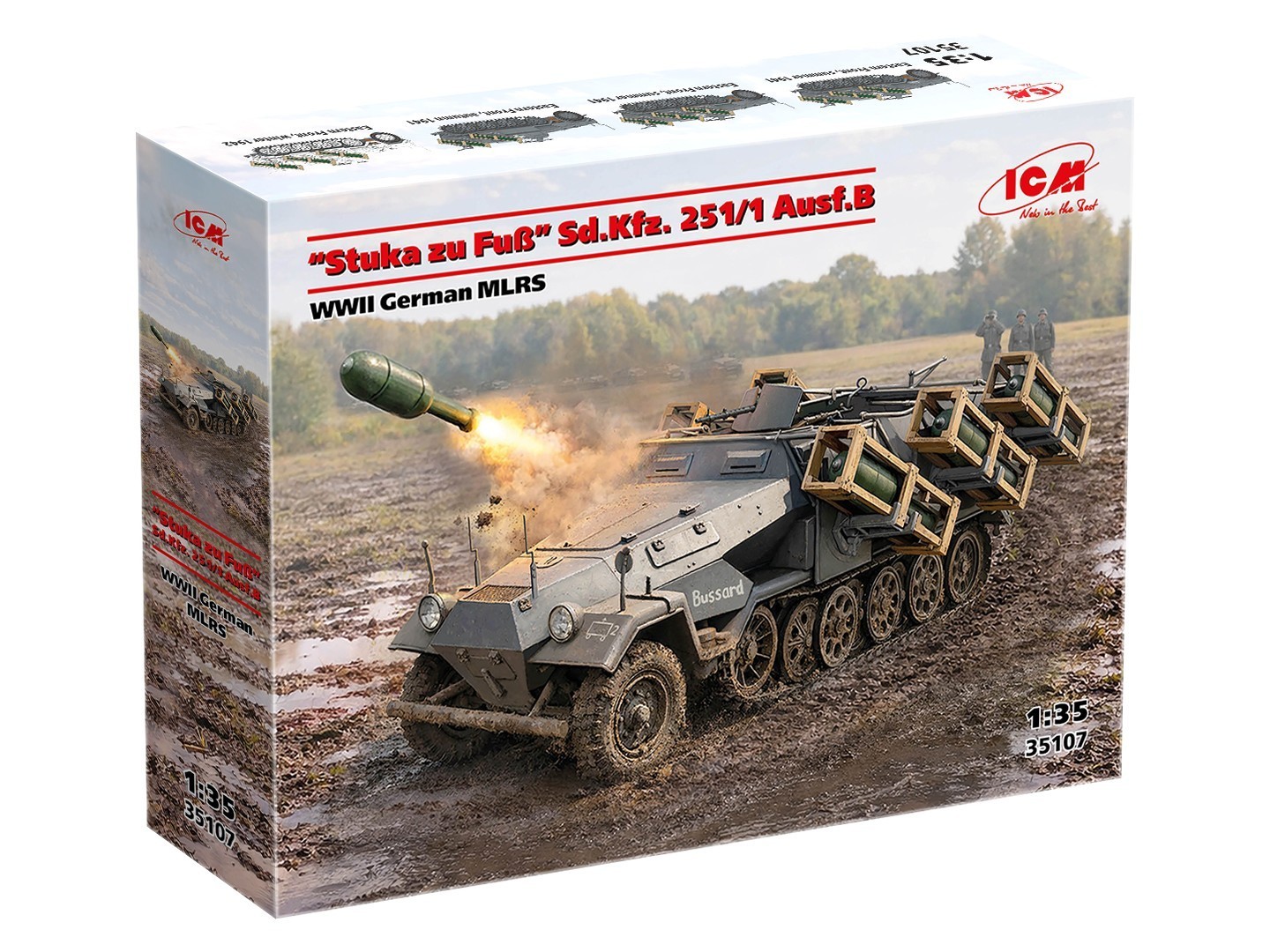 “Stuka zu Fuß” Sd.Kfz. 251/1 Ausf.B, WWII German MLRS