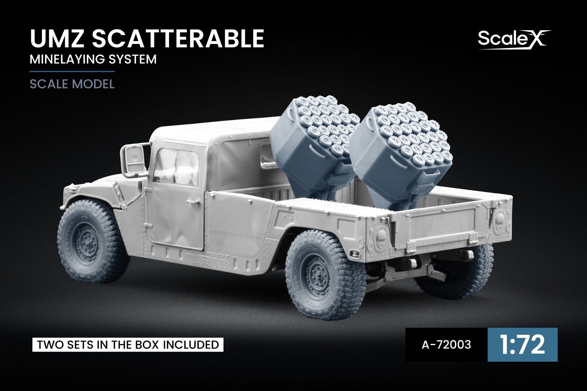 A-72003 UMZ Scatterable minelaying system (x2 mine launcher per set)