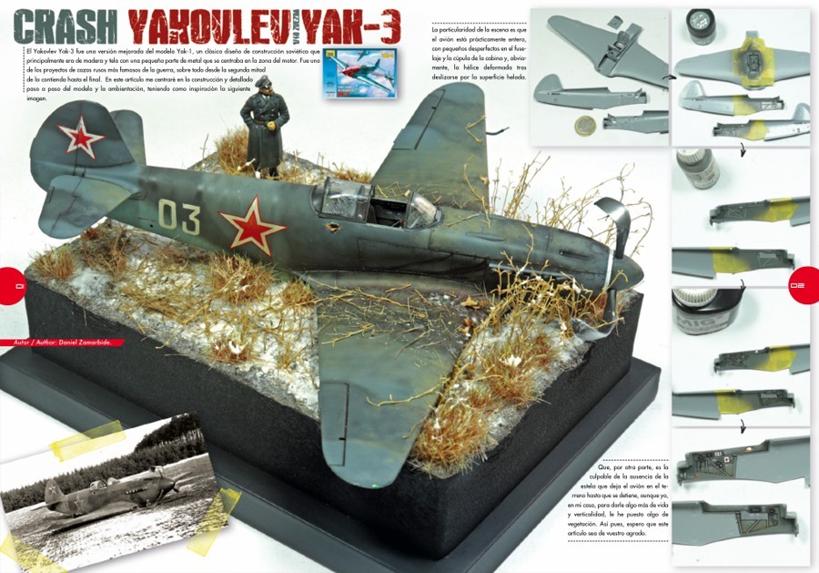 CRASH YAKOVLEV Yak-3. Daniel Zamarbide.