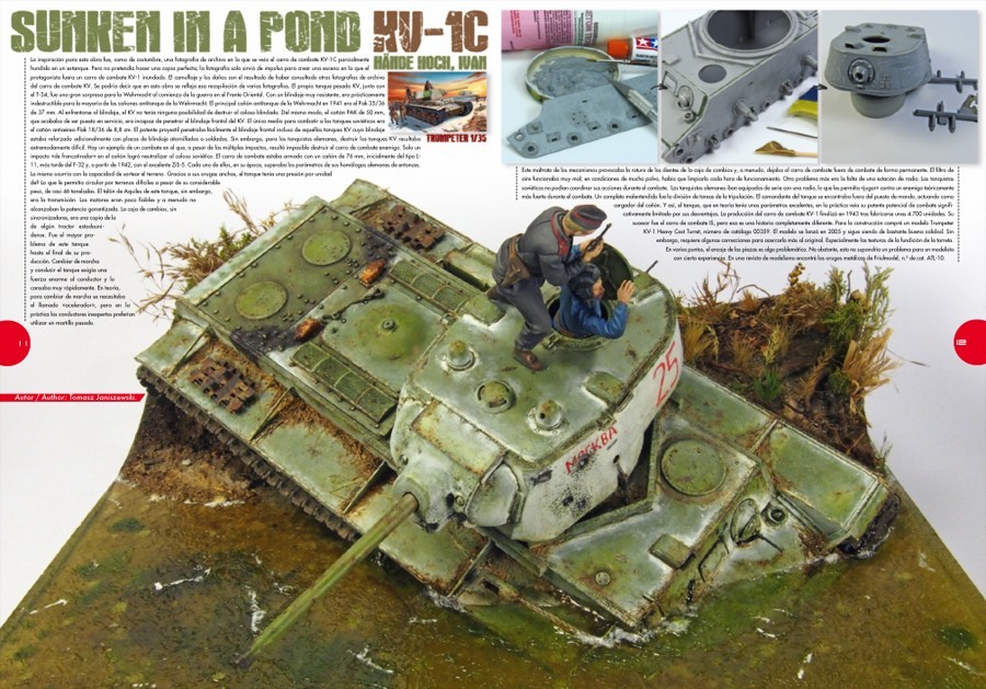 Sunken in a pond KV1C. Tomasz Janiszewski.