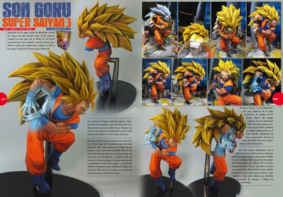 Super Saiyan 3 Son Goku. Carlos Peláez.