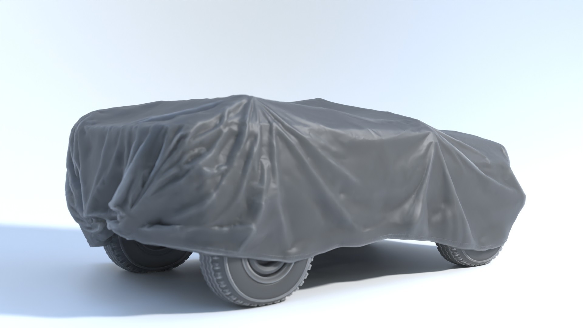 Covered Jeep