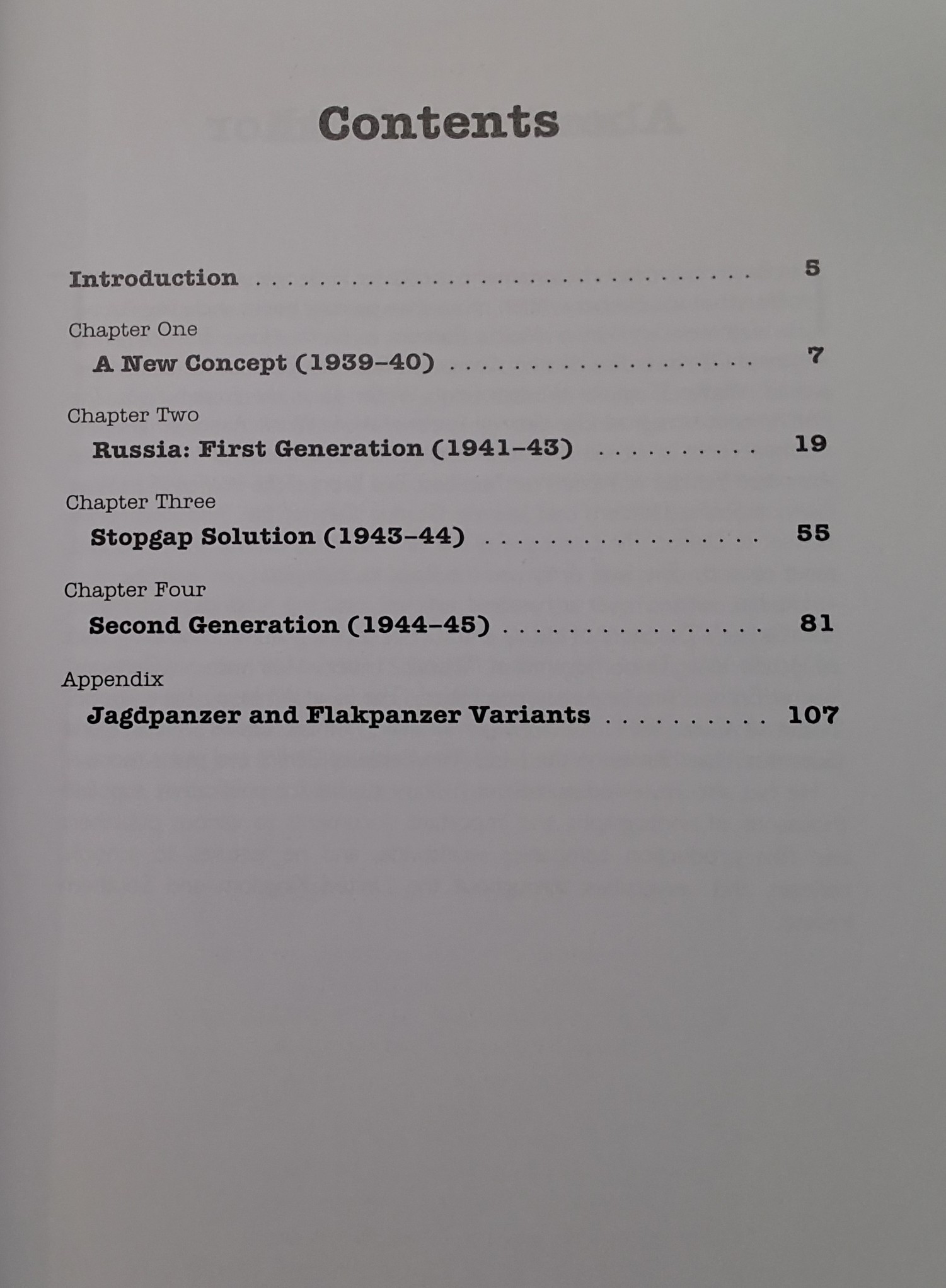 the book is broken down into phases of development