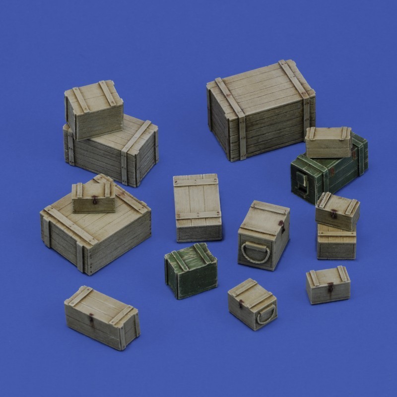 1154 Assorted Wooden Crates (1/35 scale)