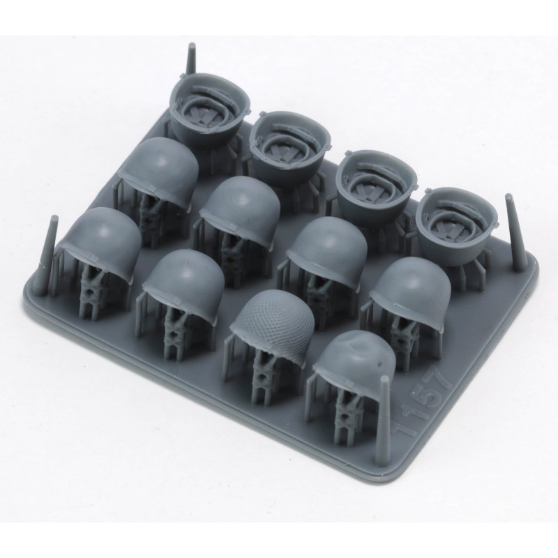 1157 U.S. helmets set (WWII) (1/35 scale)