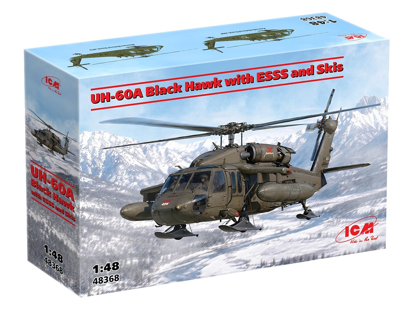 UH-60A Black Hawk with ESSS and Skis