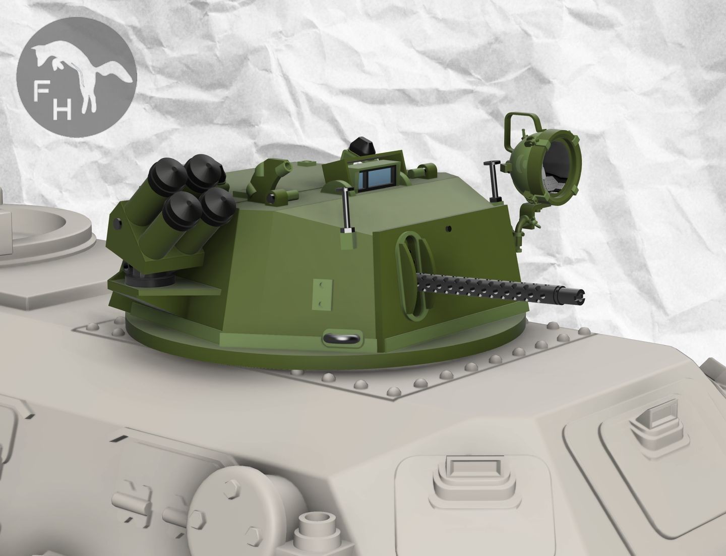1/35 Alvis Saracen Turret w/ Interior