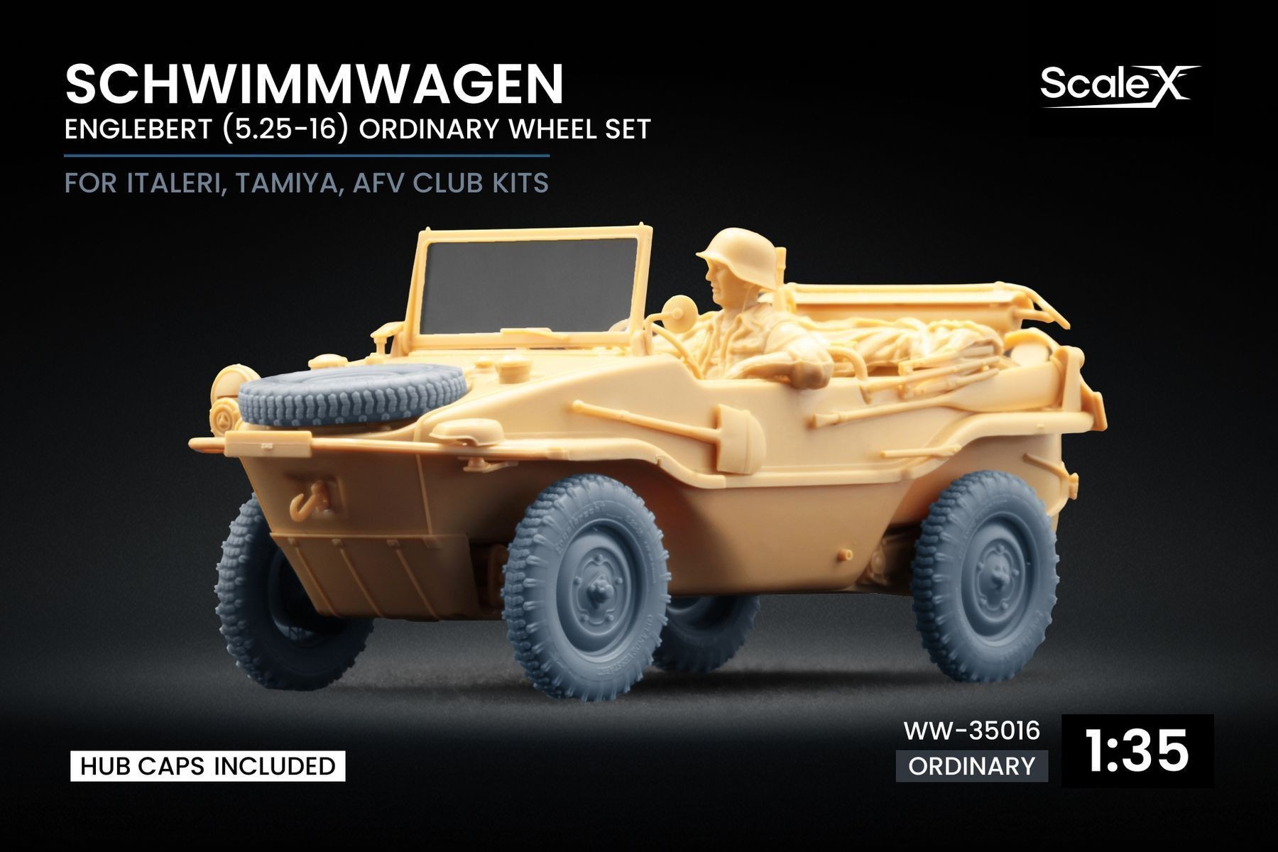 Schwimmwagen Englebert Wheel Set
