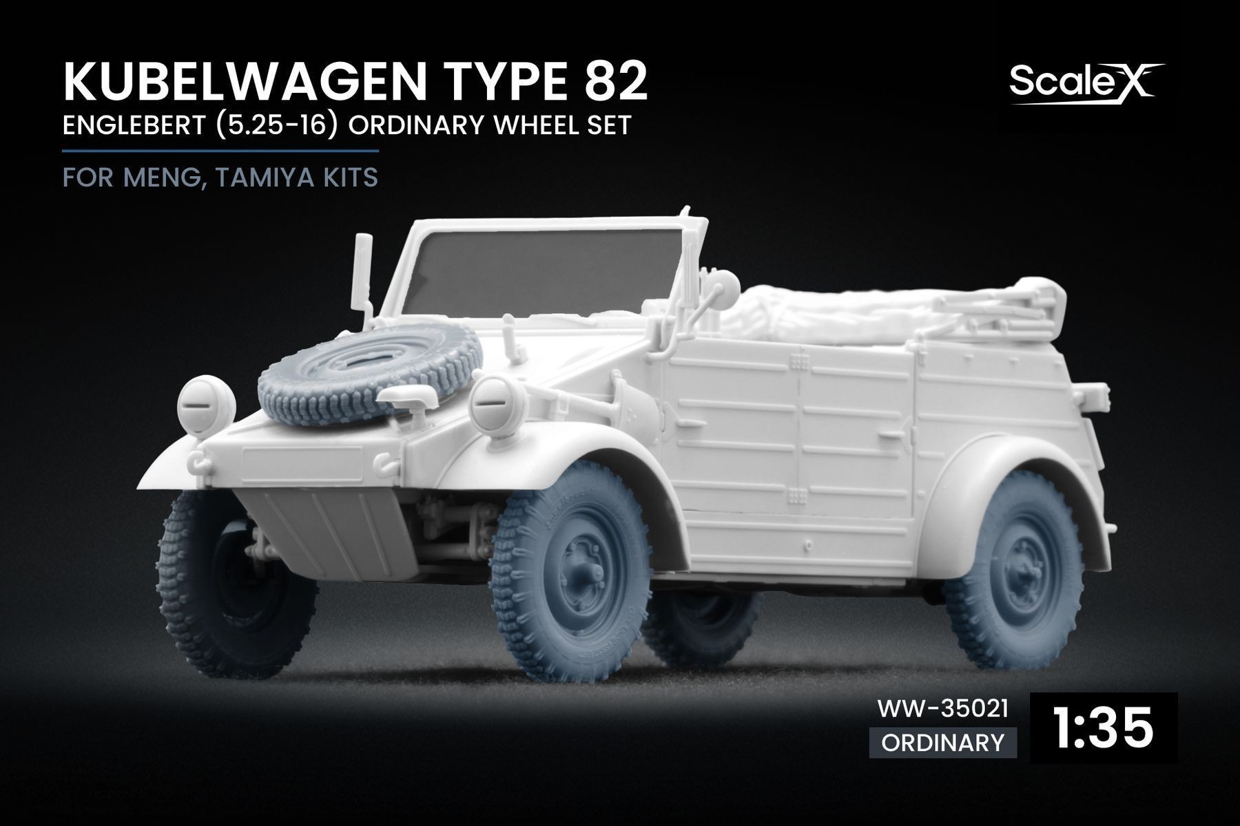 Kubelwagen type 82 Englebert Wheel Set
