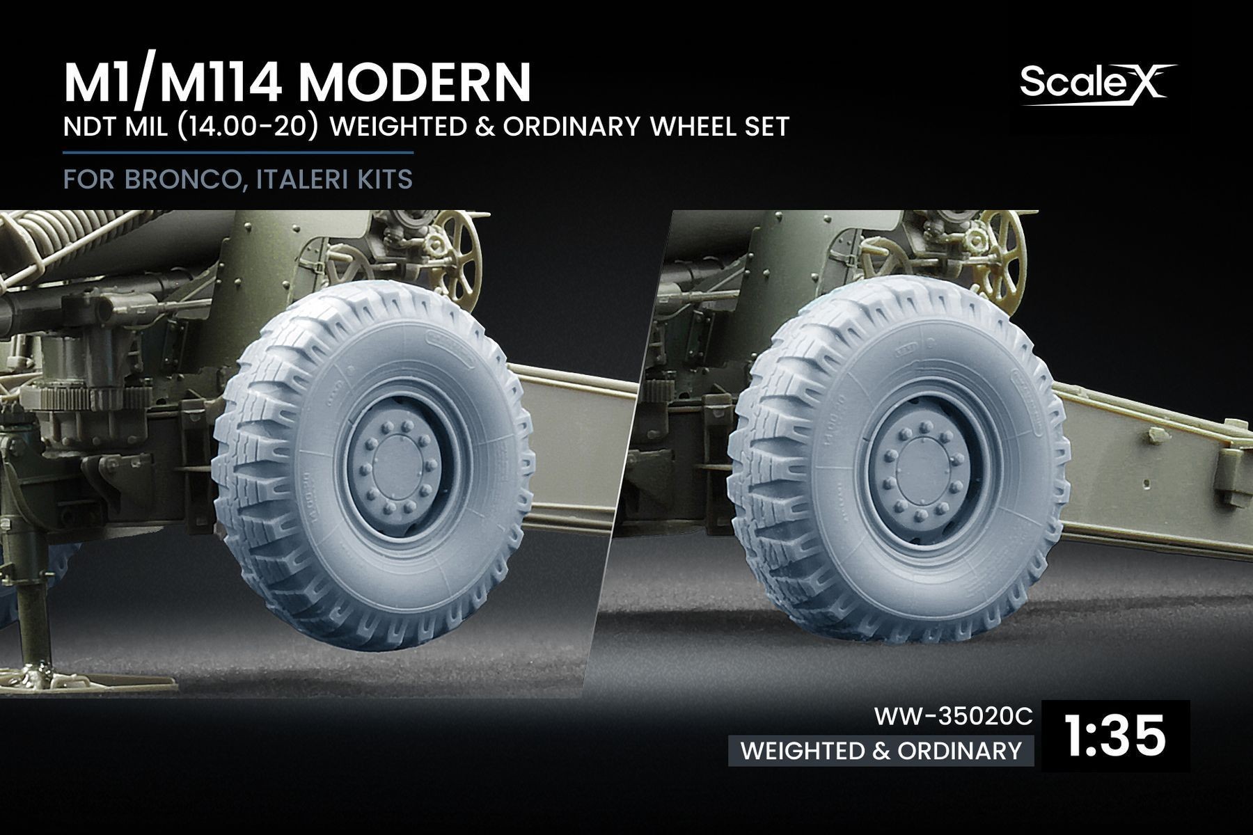M1/M114 Modern Ordinary and Weighted Wheel Set