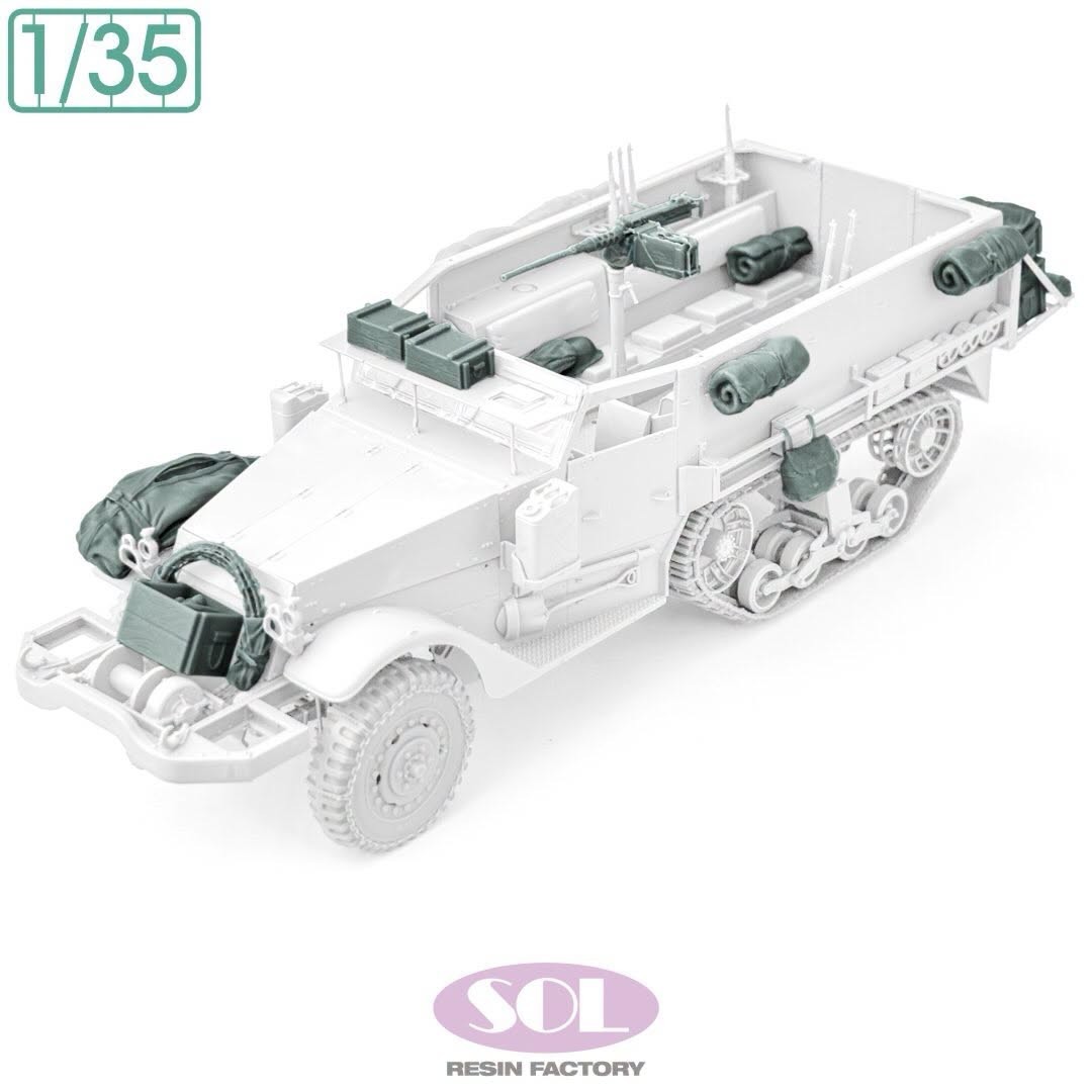 MM1080 1/35 scale  WWII U.S. M3 Accessary Set (for ANDY'S HOBBY)