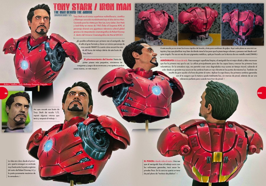 Tony Stark / Iron Man. Italo Anthony Guamán.