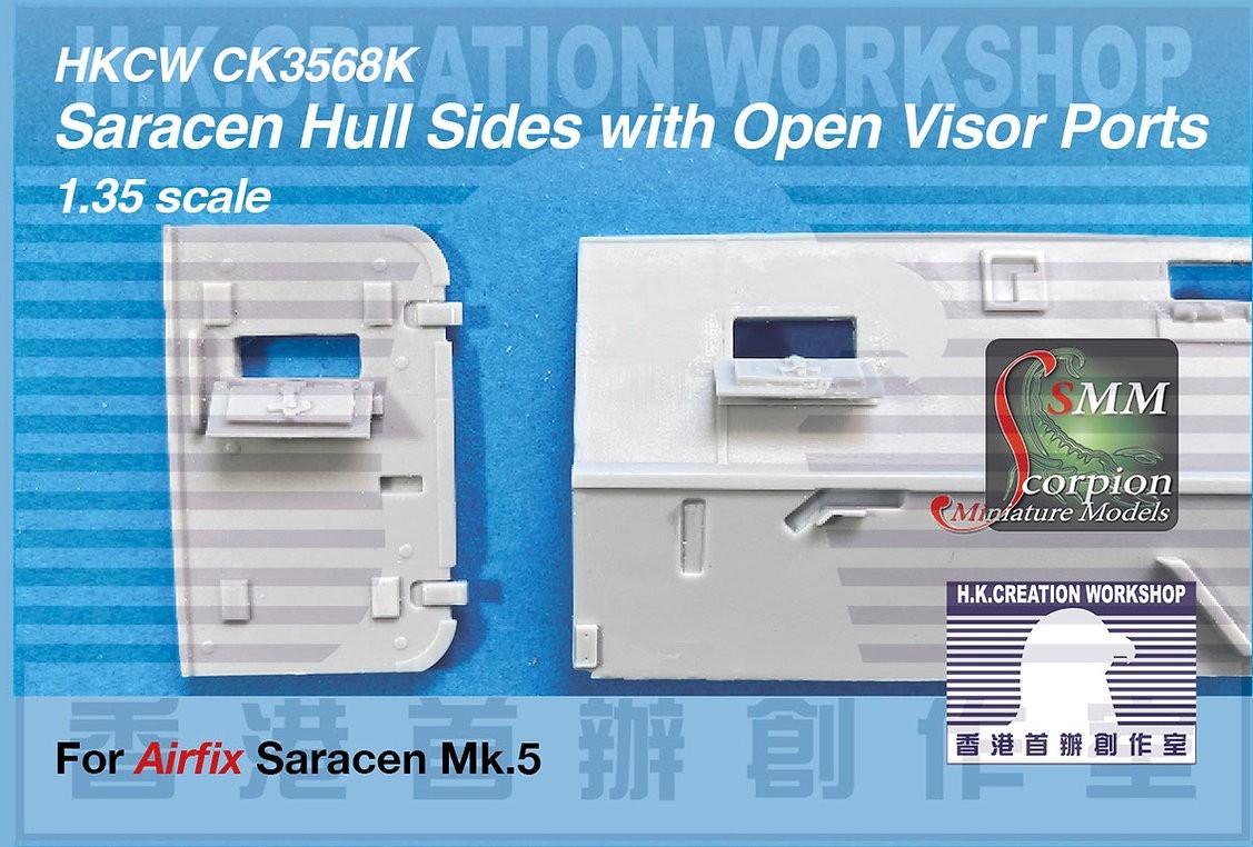 CK3568K Saracen Hull Sides with Open Ports