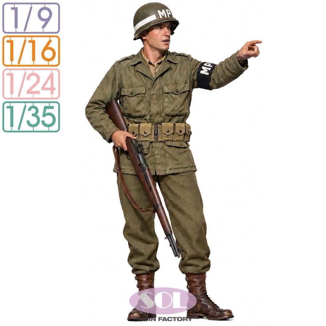 1/9, 16, 24, 35 scale  WWII U.S. Military Police