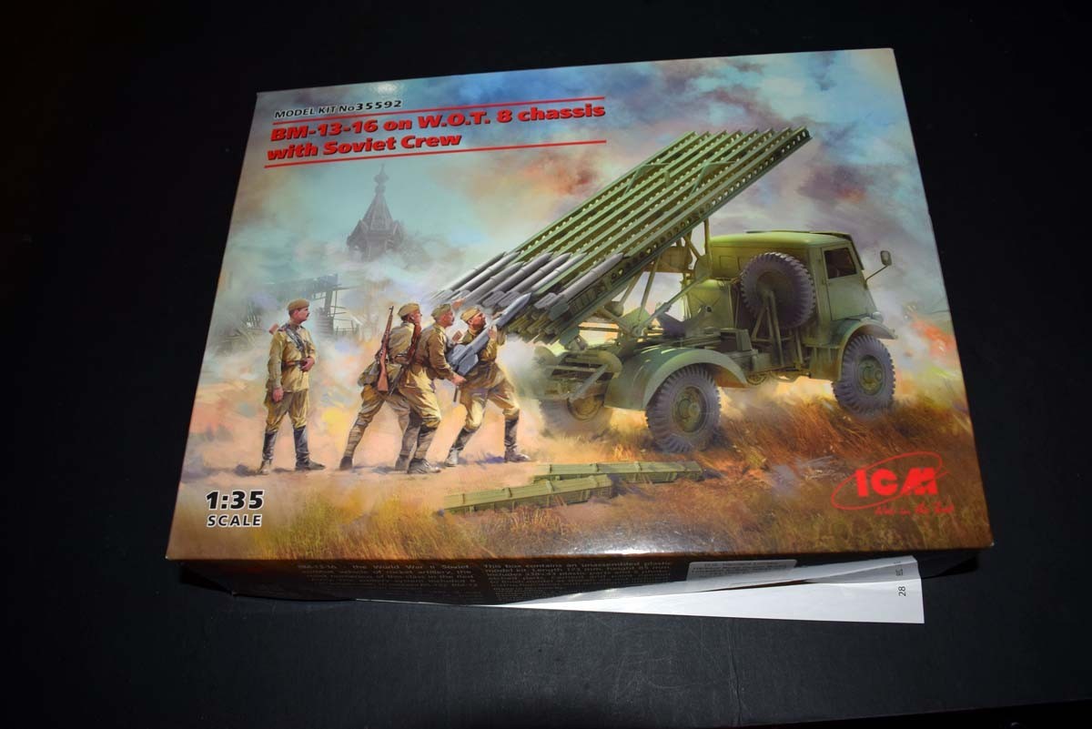BM-13-16 on W.O.T. 8 Chassis plus Soviet Troops
