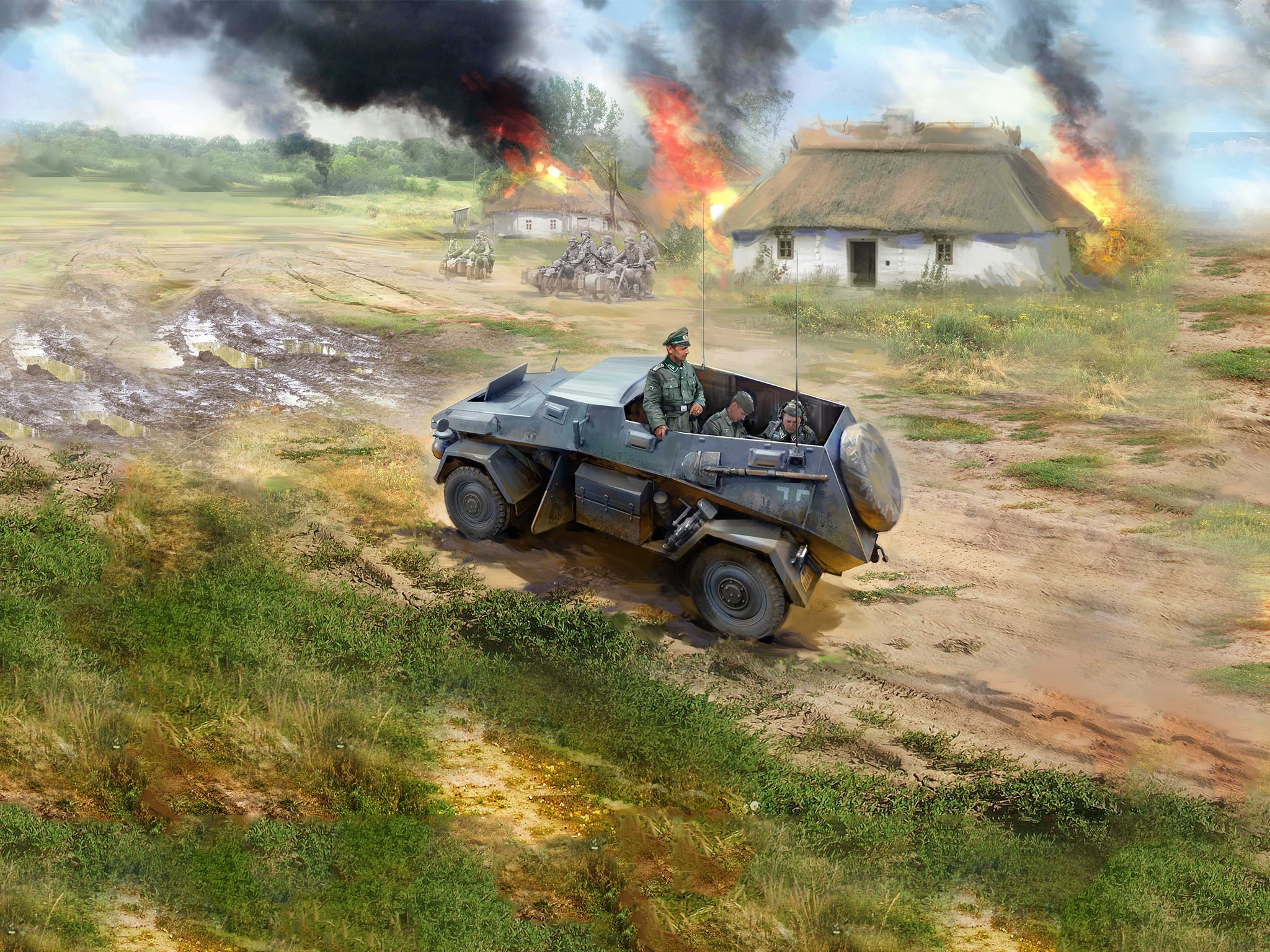 NEW! Sd.Kfz. 247 Ausf.B with Crew