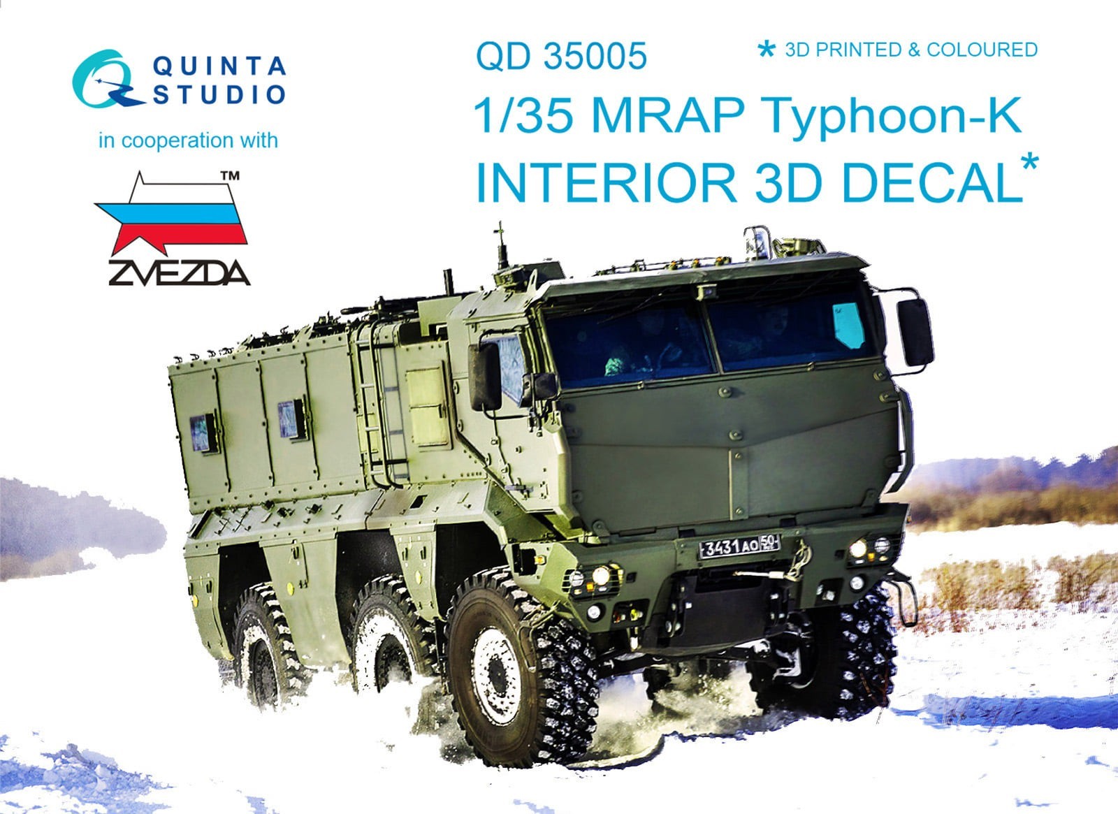 Quinta Studio Typhoon-K 3D-Printed & coloured Interior