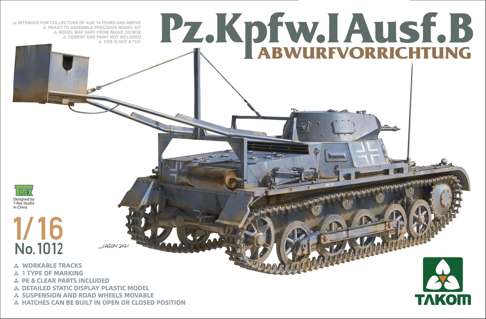Takom  Panzer I Ausf.B Abwurfvorrichtung