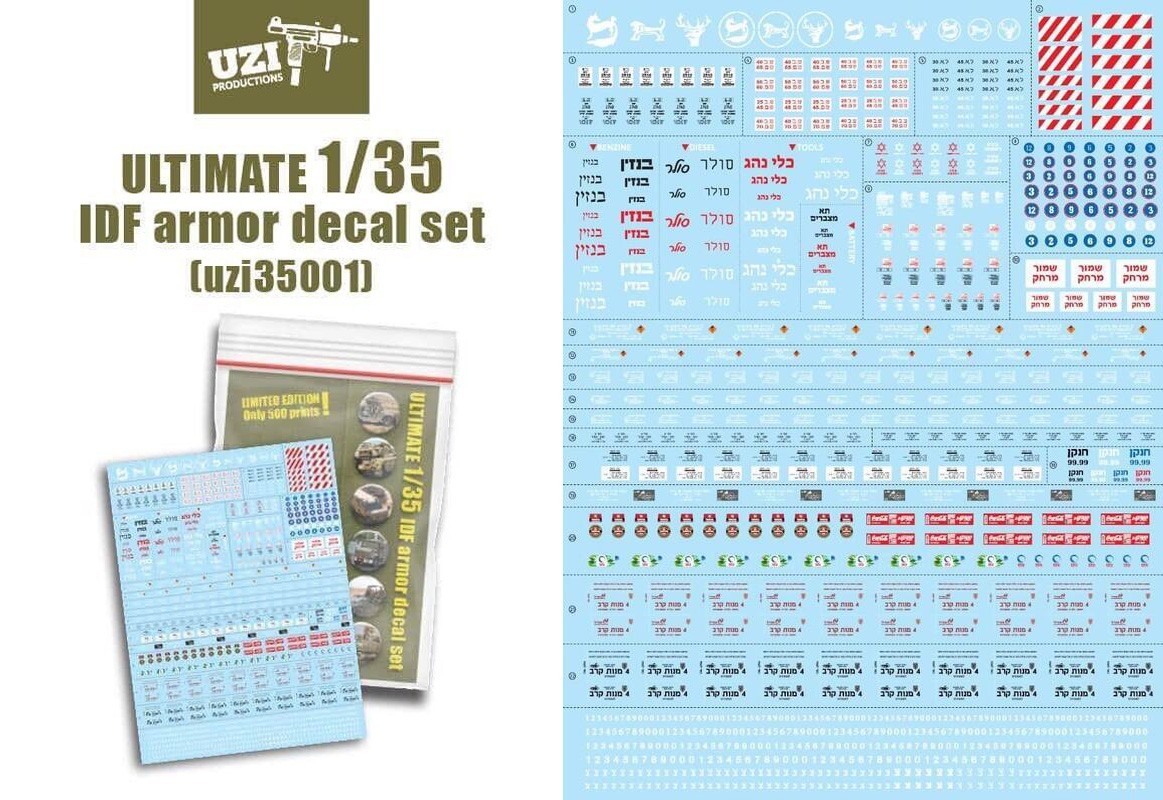 Ultimate IDF Armor Decal Set