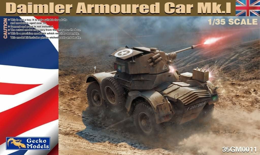 British Daimler Armoured Car Mk I