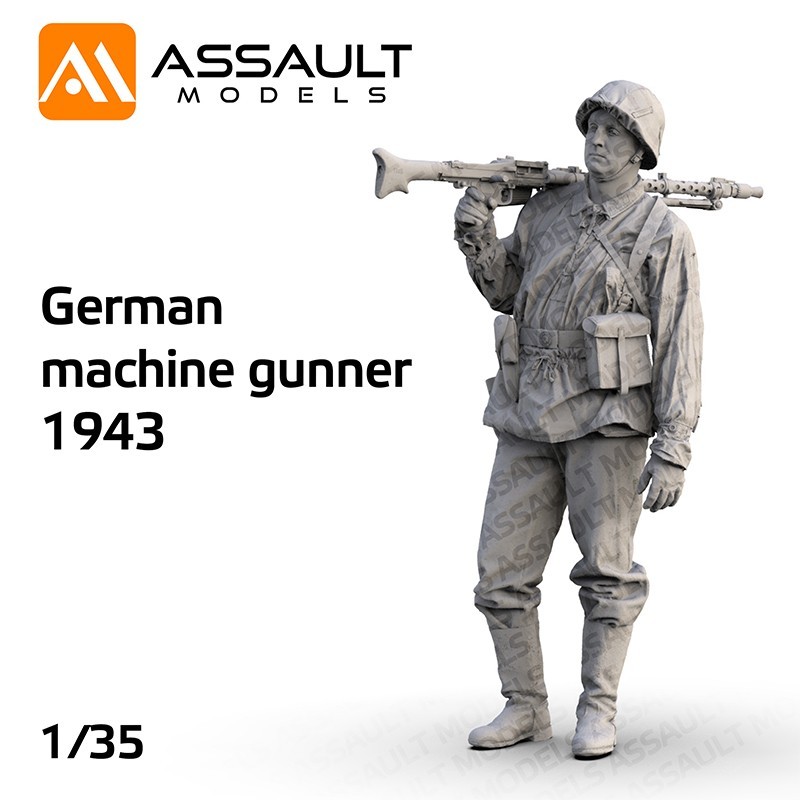 German Machine Gunner, 1943