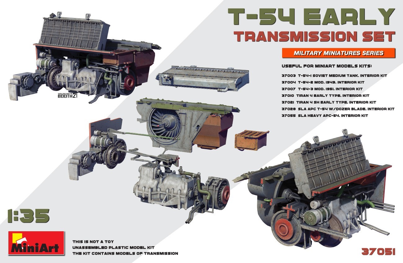 MiniArt T-54 Early Transmission Set