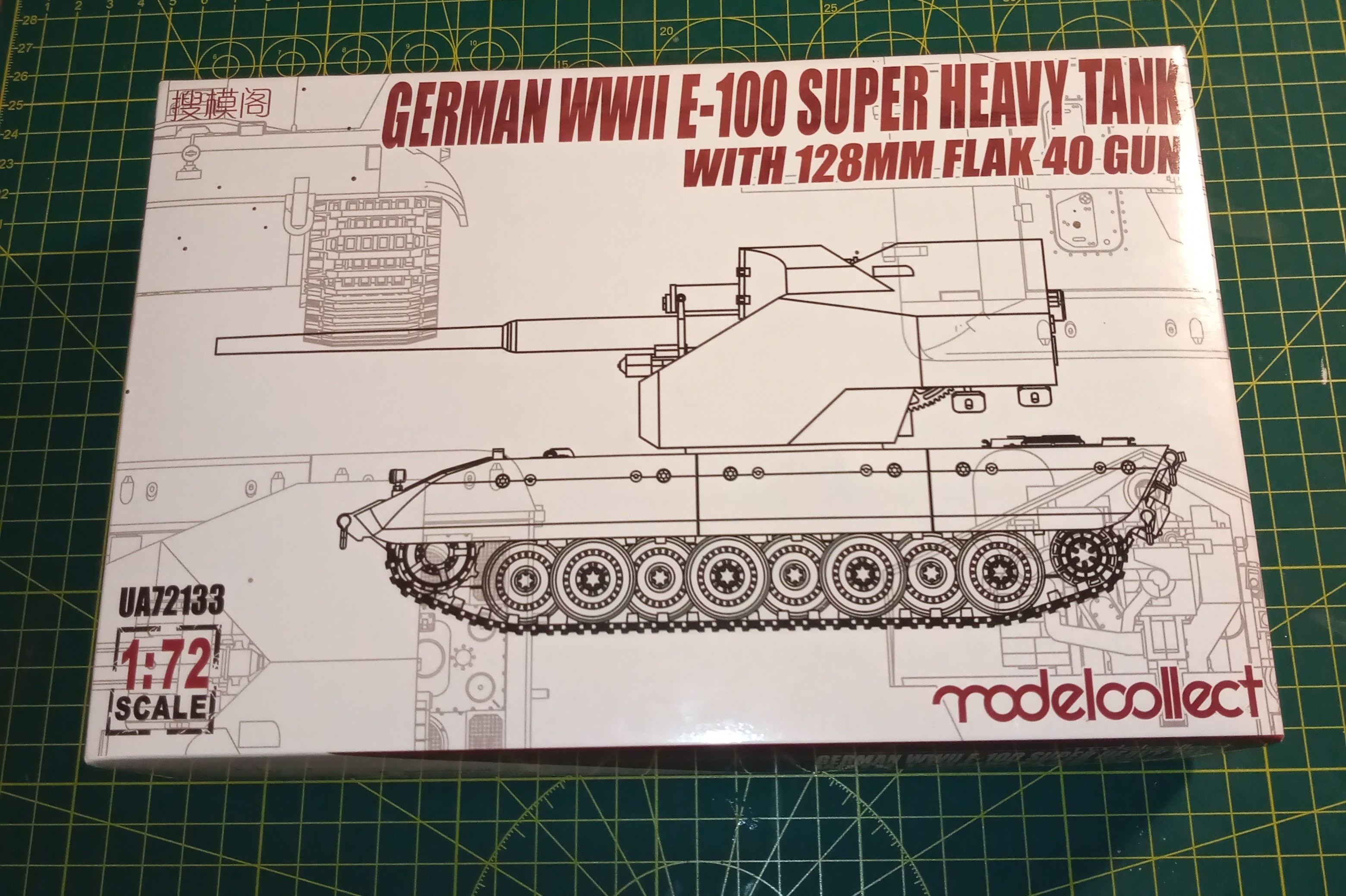 Modelcollect's 1/72 E100 128mm Flak 40 In-Box Review